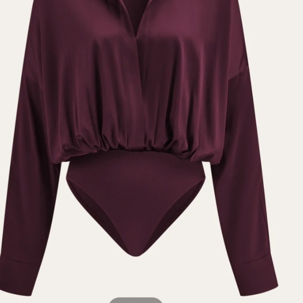 Commense Deep Burgundy Bodysuit